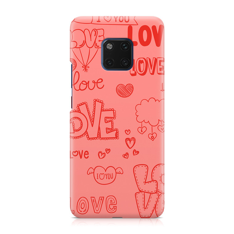 Pink Lover Huawei Mate 20 Pro Case