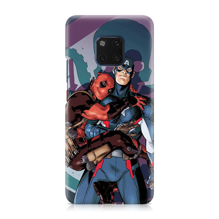 Deadpool and Captain America Huawei Mate 20 Pro Case