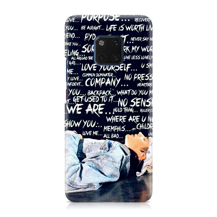 Justin Bieber Purpose Tour Huawei Mate 20 Pro Case