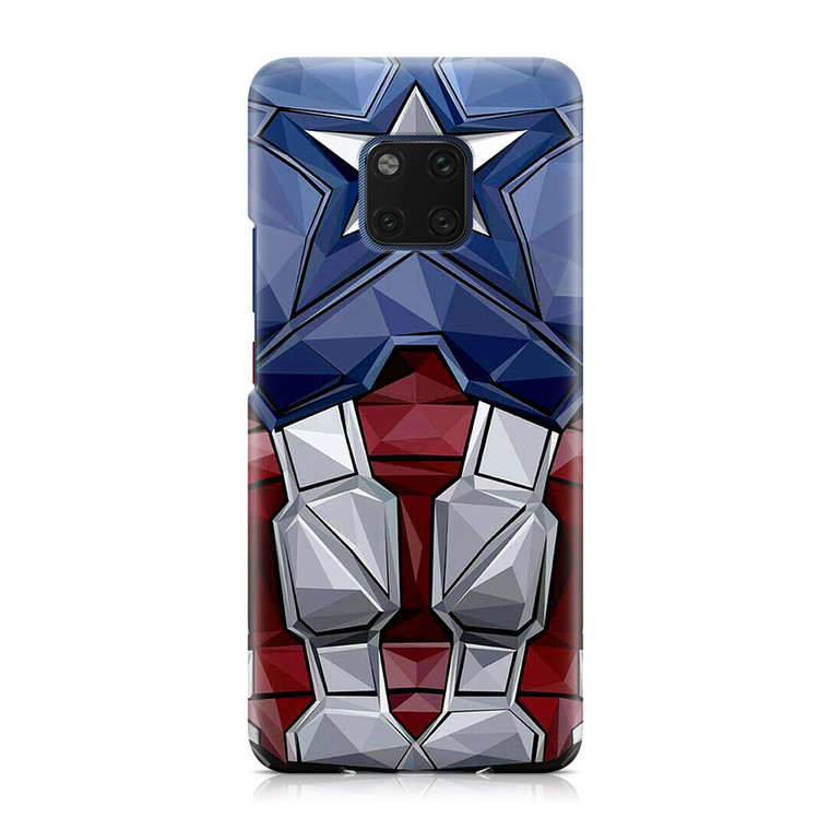 Captain America Comic Costume Huawei Mate 20 Pro Case