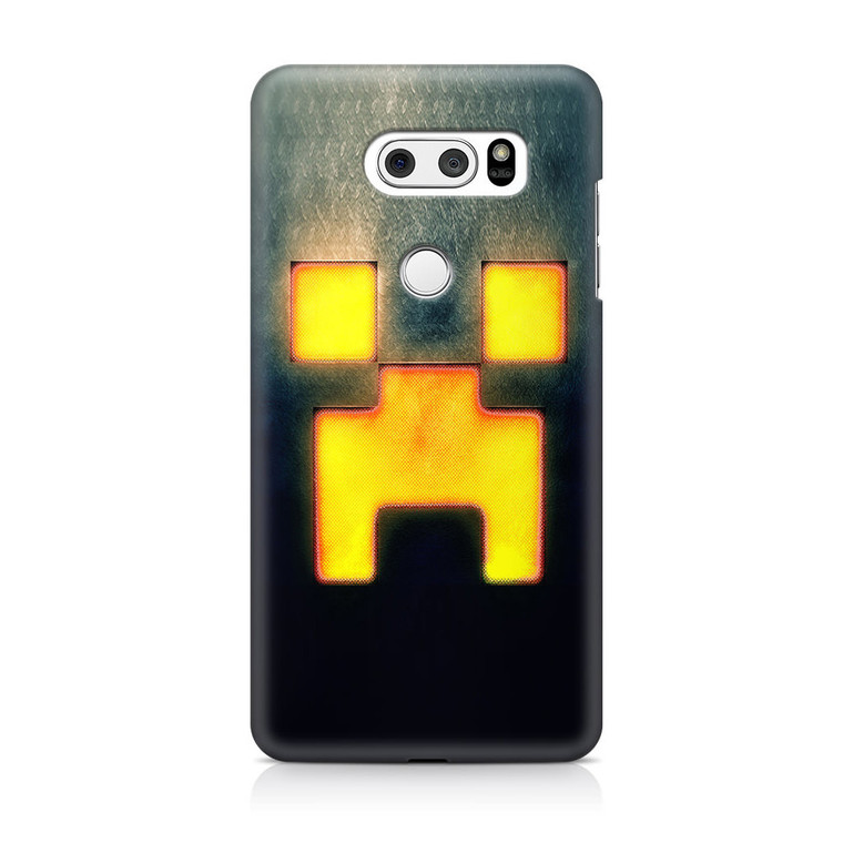 Minecraft Creeper Black LG V30 Case