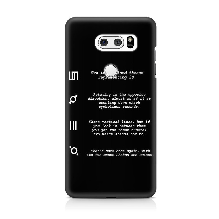 30 Second to Mars Symbol Definition LG V30 Case