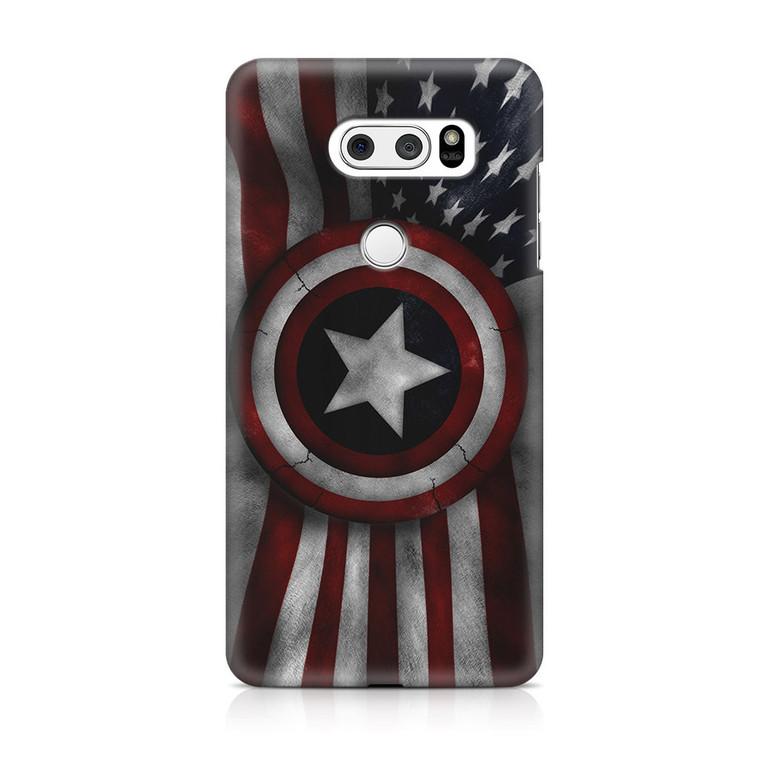 Captain America flag LG V30 Case