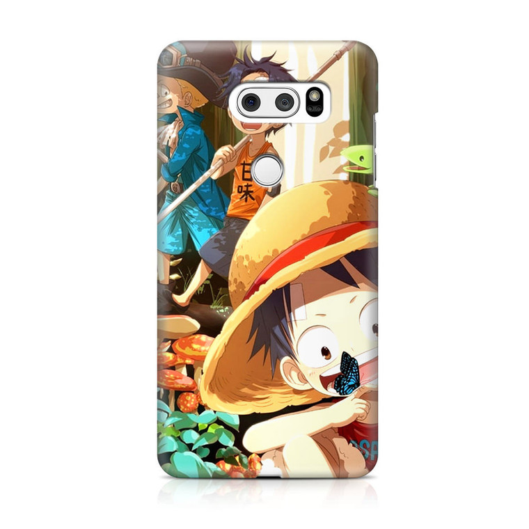 Anime One Piece Sabo Ace Luffy Cute LG V30 Case