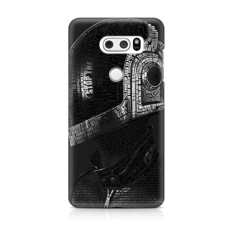 Music Daft Punk Typograph LG V30 Case