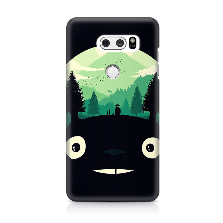 Totoro Simple Dark LG V30 Case