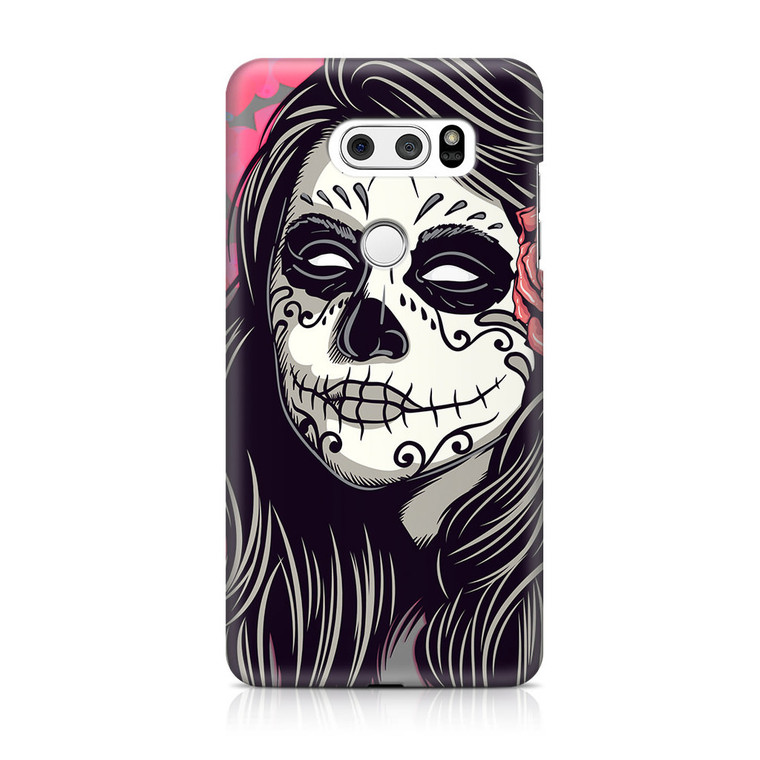 Mexican Girl Skull LG V30 Case