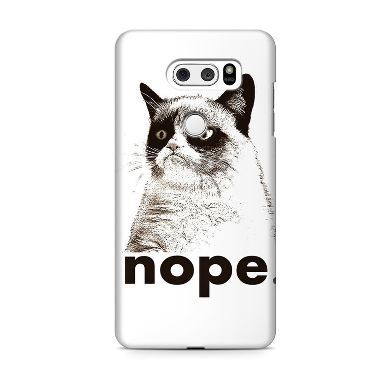 Nope grumpy Cat LG V30 Case