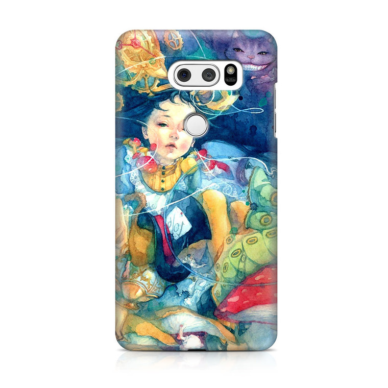 Alice In Wonderland Water Color LG V30 Case