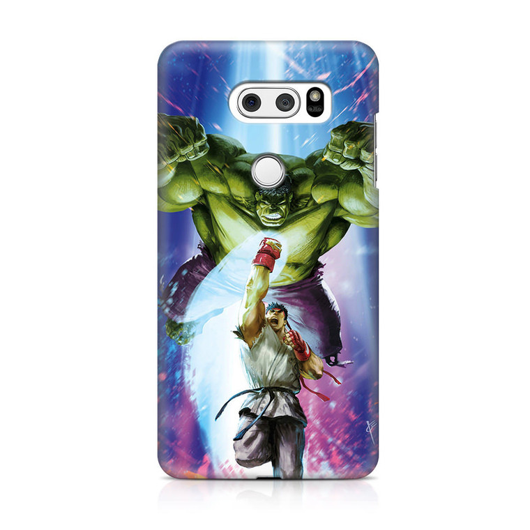 Hulk Vs Ryu LG V30 Case