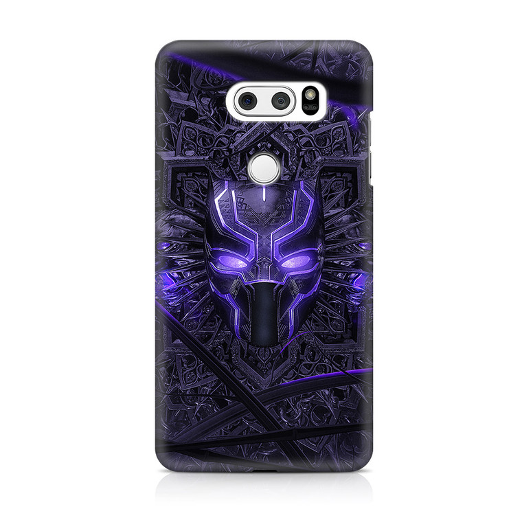 Black Panther Purple Mask LG V30 Case