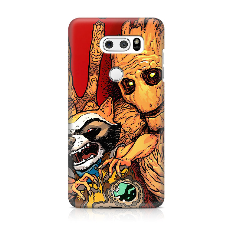 Guardian Of The Galaxy Rocket Raccoon groot LG V30 Case