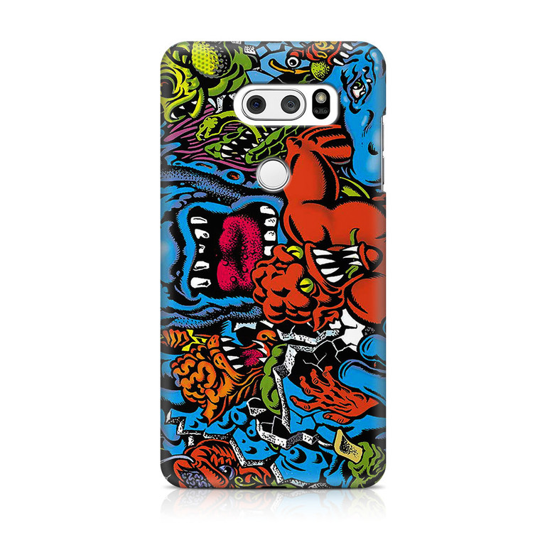 Santa Cruz Skateboard Art LG V30 Case