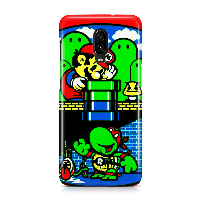 Super Mario Bros Help TMNT OnePlus 6T Case