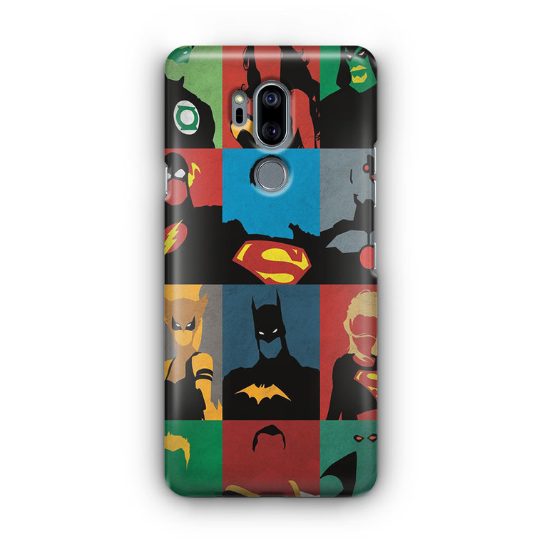 DC Comic All Heroes LG G7 Case