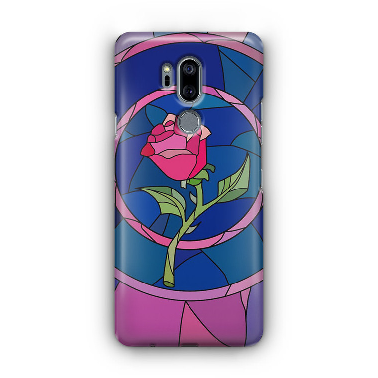 Beauty and The Beast Rose in Glass LG G7 Case