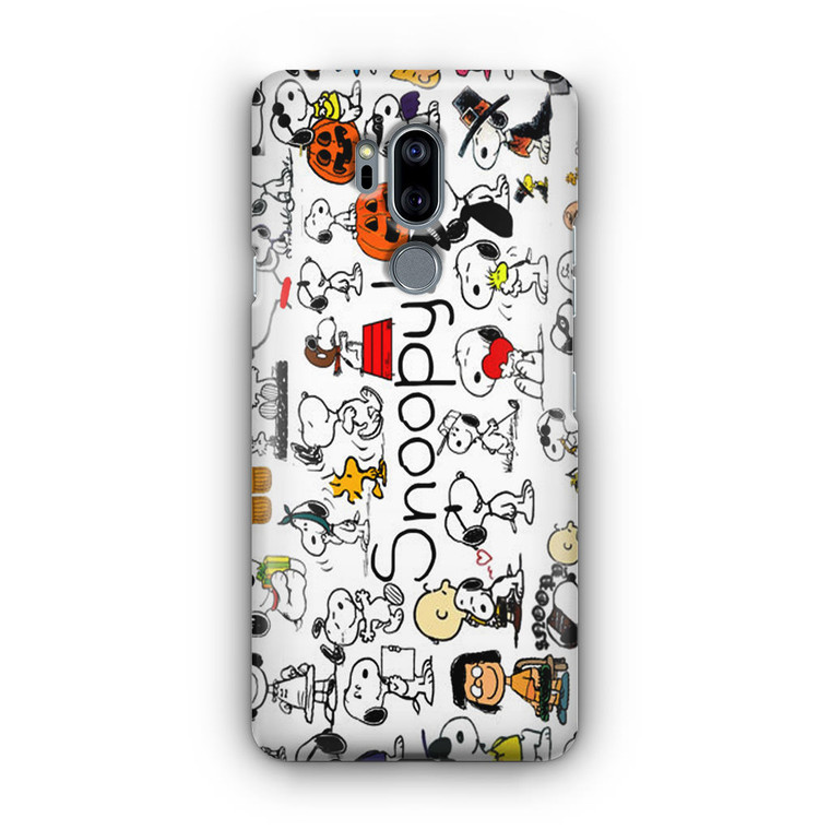 Snoopy Collage LG G7 Case