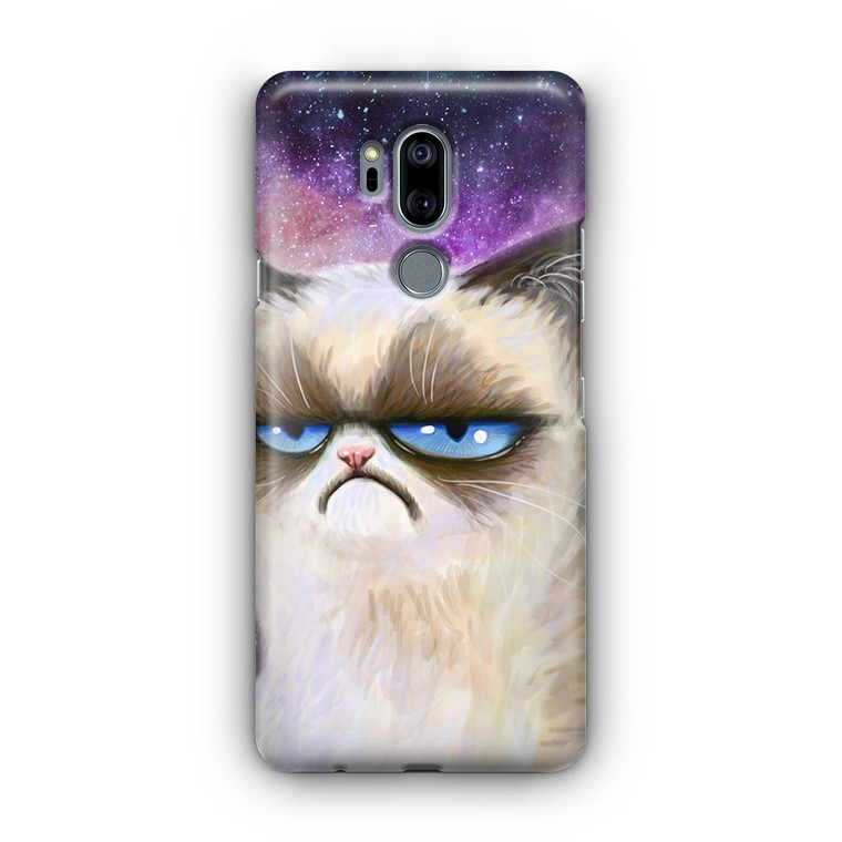 Angry Cat Grumpy Nebula LG G7 Case