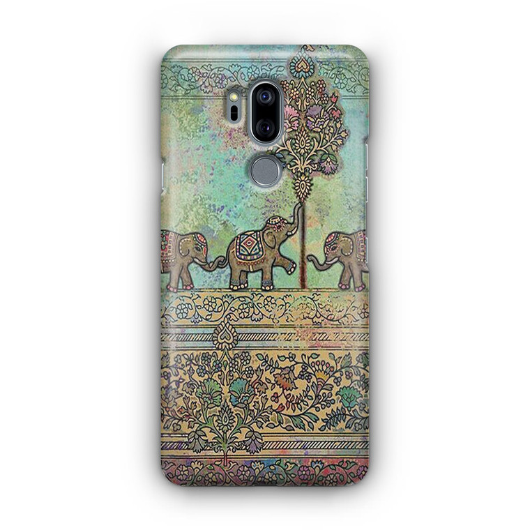 Classic Elephant Pattern LG G7 Case