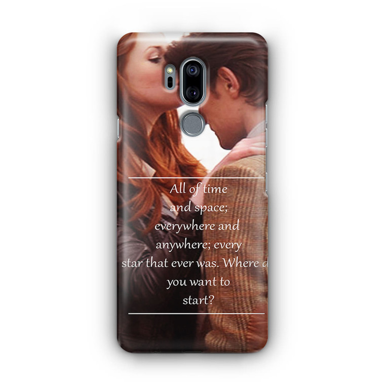 Doctor Who Matt Smith and Amy Pond LG G7 Case