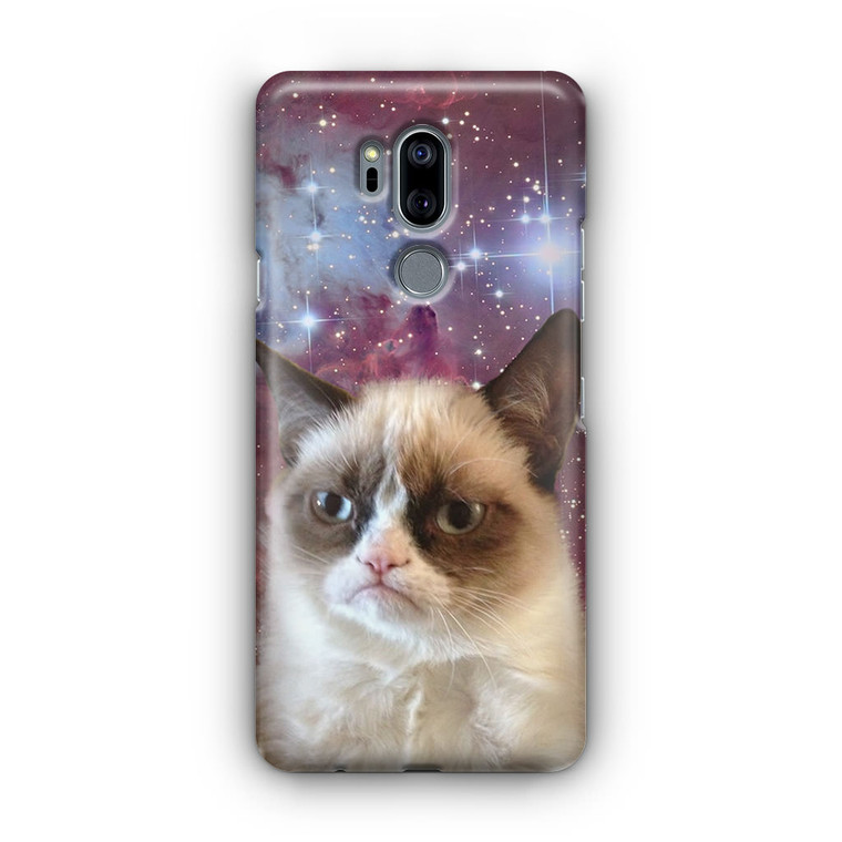 Galaxy Grumpy Cat LG G7 Case