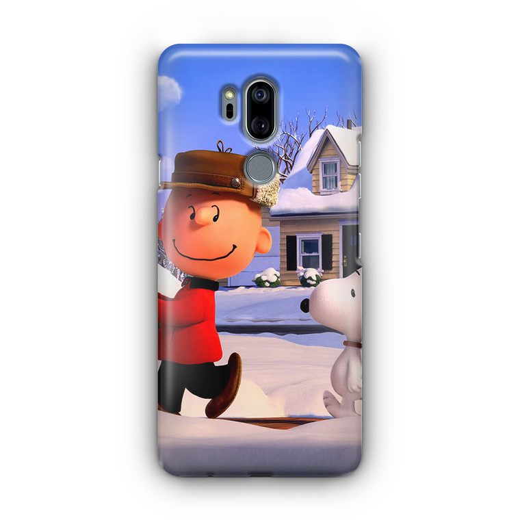 Snoopy Charlie Brown Winter LG G7 Case