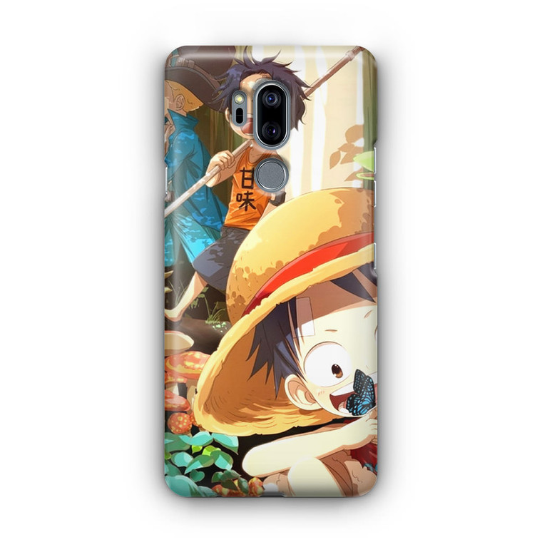 Anime One Piece Sabo Ace Luffy Cute LG G7 Case