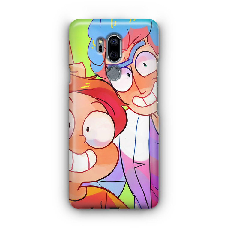 Rick and Morty Drawing LG G7 Case