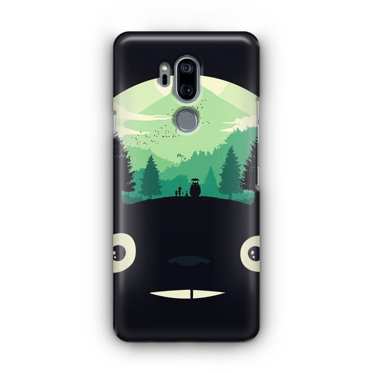 Totoro Simple Dark LG G7 Case