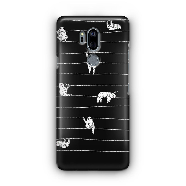 Sloth Stripes LG G7 Case