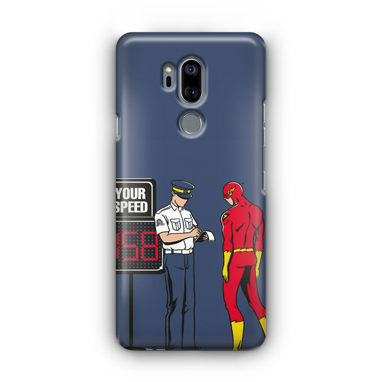 The Flash And The Cop LG G7 Case