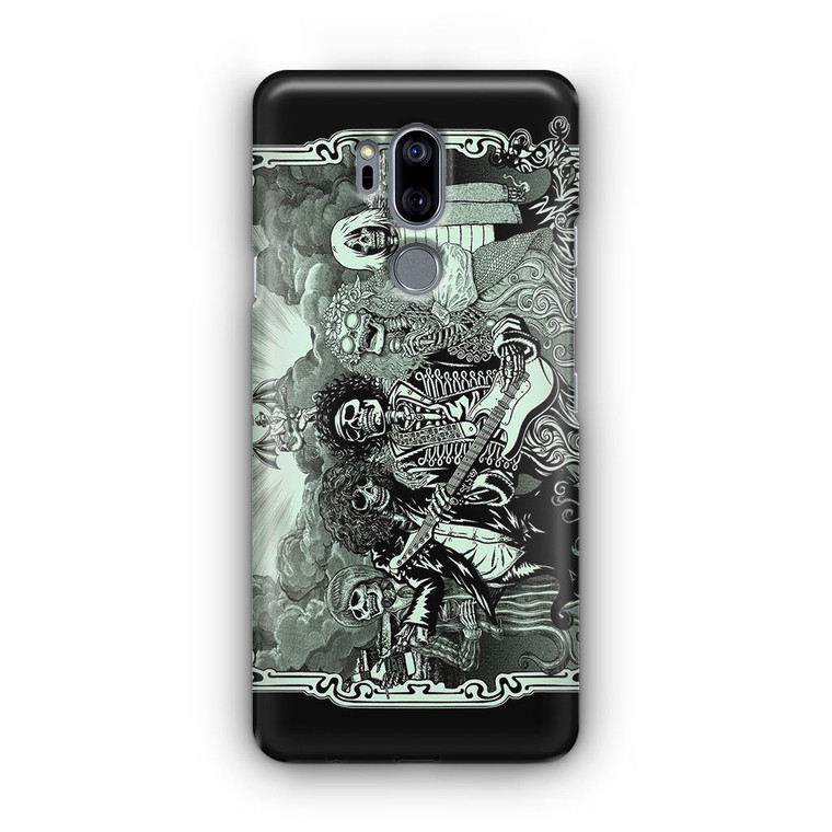 Jimi Hendrix, Kurt Cobain, Jim Morrison, Janis Joplin LG G7 Case