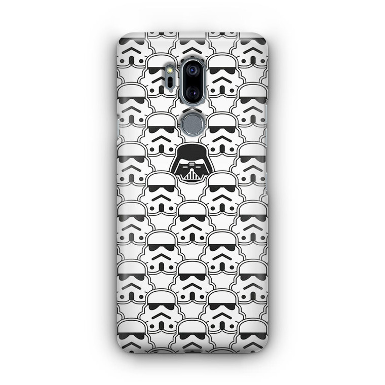 Stormtroopers Darth Vader Bomb Pattern LG G7 Case