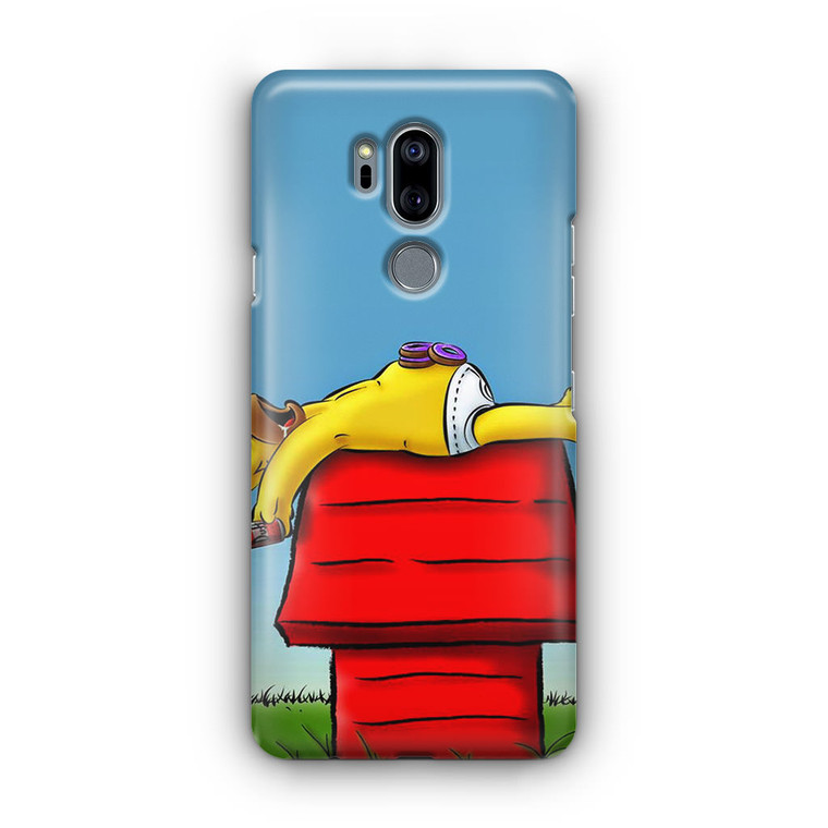 Homer X Snoopy LG G7 Case
