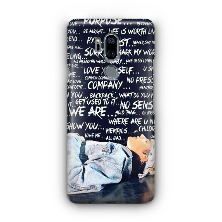 Justin Bieber Purpose Tour LG G7 Case