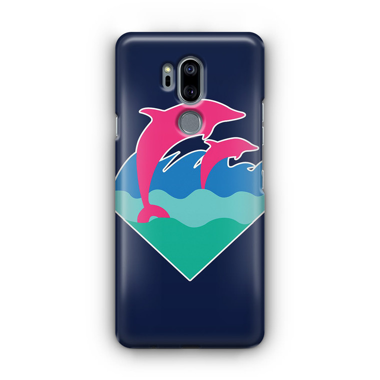 Pink Dolphin Logo LG G7 Case
