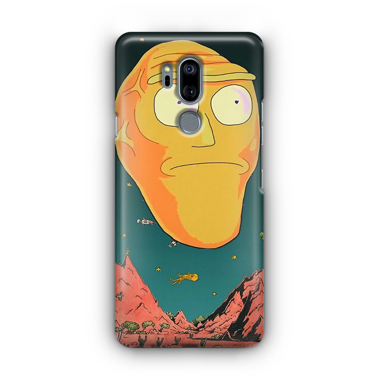 Rick And Morty Giant Heads LG G7 Case