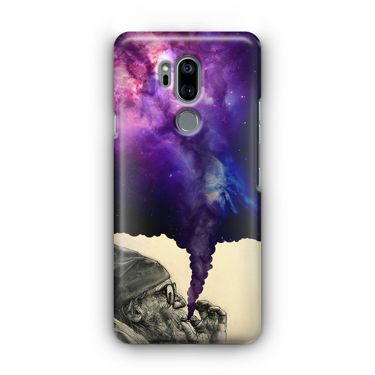 Smoking Galaxy LG G7 Case