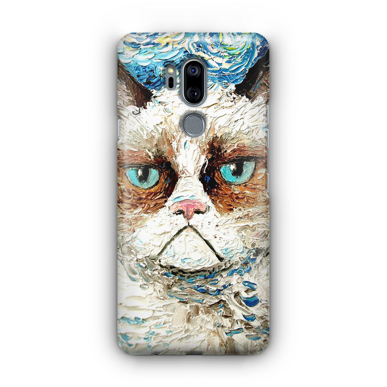 Starry Night Grumpy Cat LG G7 Case