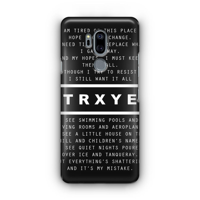 Troye Sivan Lyrics LG G7 Case