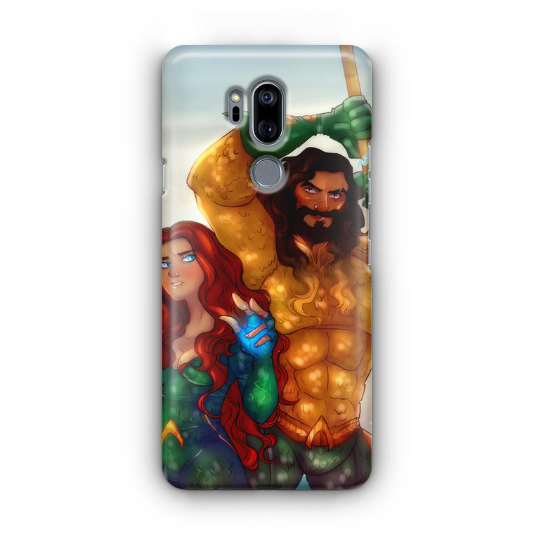 Aquaman And Mera Artwork LG G7 Case