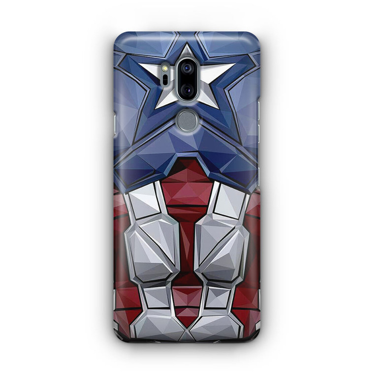 Captain America Comic Costume LG G7 Case