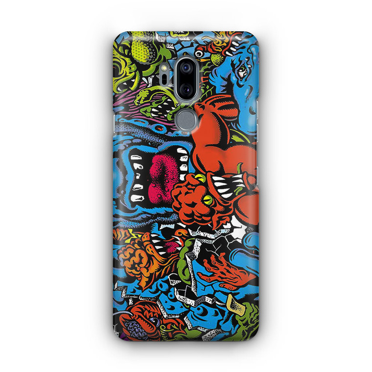 Santa Cruz Skateboard Art LG G7 Case