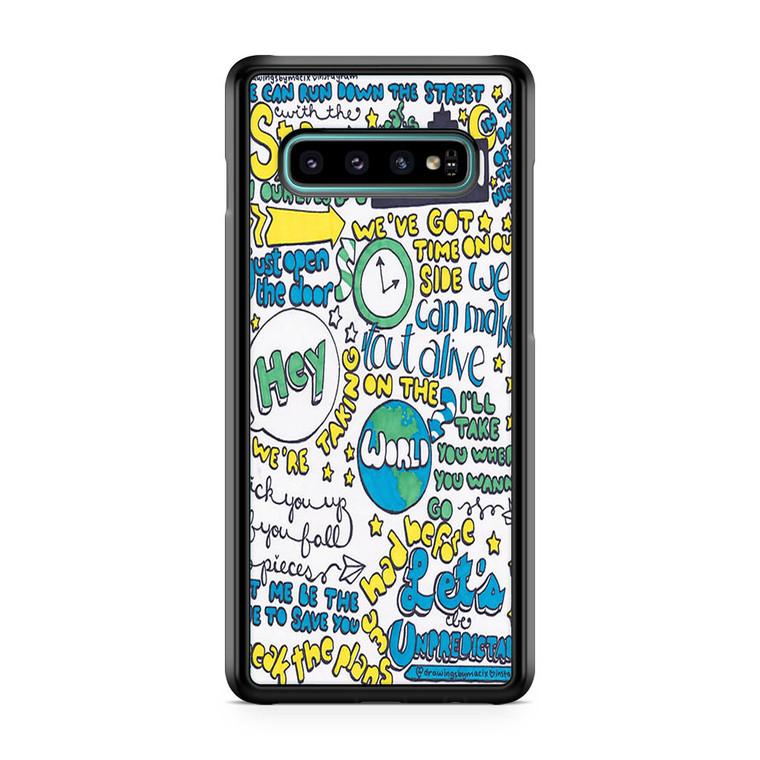 5Sos Unpredictable Lyric Samsung Galaxy S10 Case