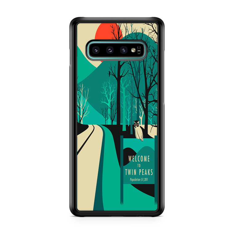 Welcome To Twin Peaks Samsung Galaxy S10 Case