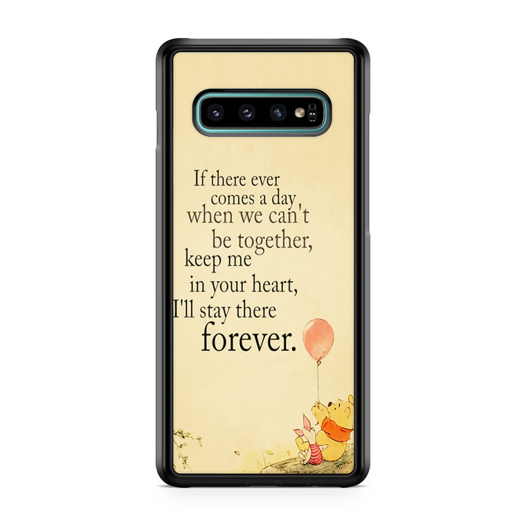 Winnie The Pooh Quotes Samsung Galaxy S10 Case
