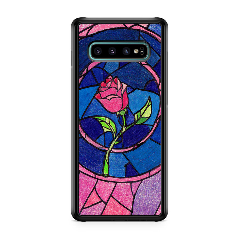 Beauty and The Beast Flower Samsung Galaxy S10 Case