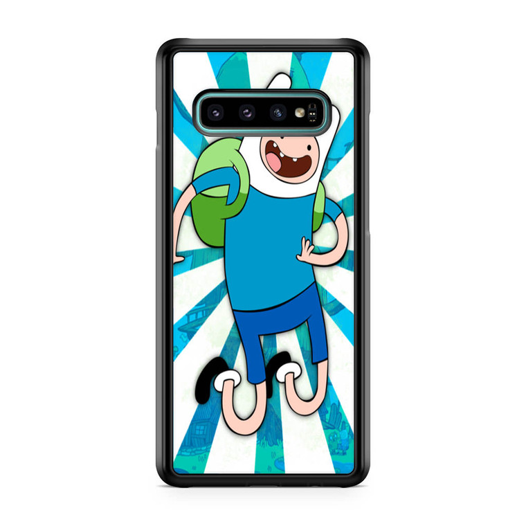 Advanture Time Finn Samsung Galaxy S10 Case