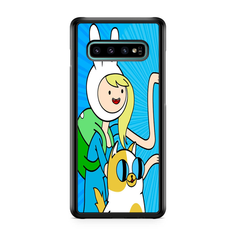 Advanture Time Fionna and Cake (Couple) Samsung Galaxy S10 Case