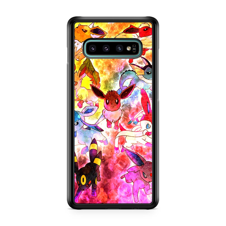 Pokemon Eevee Collage Samsung Galaxy S10 Case